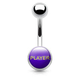 Down n' Dirty Belly Bars - Basic Curved Barbell. Navel Rings Australia.