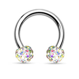 Minx Gem Circular Barbell - Circular Barbell / Horse Shoe. Navel Rings Australia.