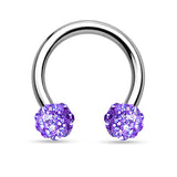 Minx Gem Circular Barbell - Circular Barbell / Horse Shoe. Navel Rings Australia.