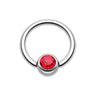14g Classic Gem Captive Bead Body Jewellery - Captive Belly Ring. Navel Rings Australia.