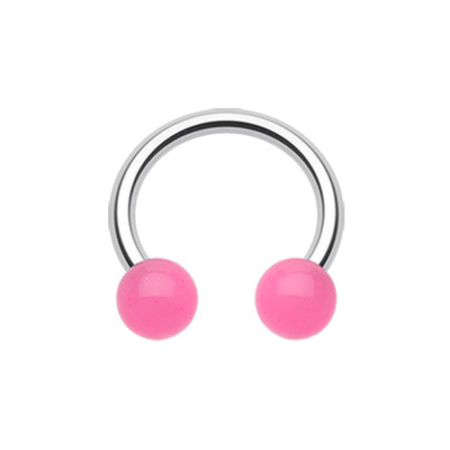 Glow in the Dark Circular Horseshoe Belly Rings – The Belly Ring Shop