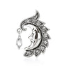 Marquis Moon Crystal Drop Navel Bar - Reverse Top Down Belly Ring. Navel Rings Australia.
