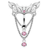 Nusa Tribal Reverse Navel Bars - Reverse Top Down Belly Ring. Navel Rings Australia.