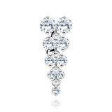 Top Down Grape Vine Navel Bar - Reverse Top Down Belly Ring. Navel Rings Australia.