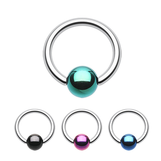 Metallic Ball Captive Bead Belly Rings - Captive Belly Ring. Navel Rings Australia.