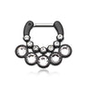 Adelaida Gem Septum Clicker - Septum. Navel Rings Australia.