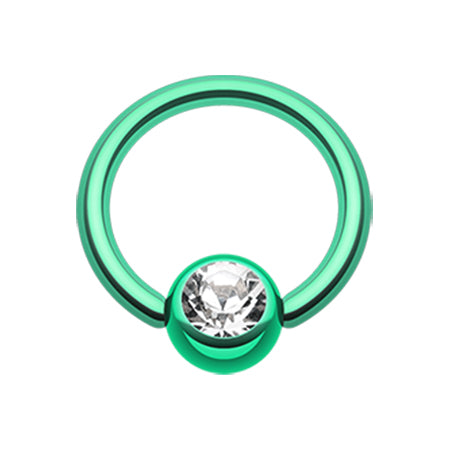 Metallic Titanium Captive Bead Belly Rings - Captive Belly Ring. Navel Rings Australia.