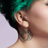 Glamora Internally Threaded Titanium Body Jewellery. Labret, Monroe, Tragus and Cartilage Earrings.