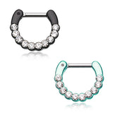 Luizi Septum Clicker in Titanium - Septum. Navel Rings Australia.