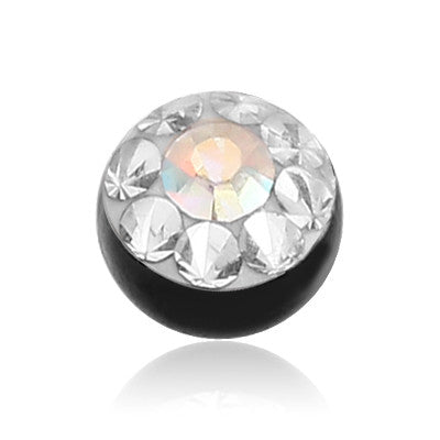 Titanium Aurora 14g Replacement Ball - Replacement Ball. Navel Rings Australia.