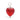 TummyToys® Dangly Red Heart Swinger Charm - TummyToys® Swinger Charm. Navel Rings Australia.