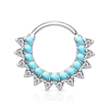 Turquoise Bahamas Bendable Hoop Body Jewellery