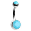 Turquoise Classique Belly Rings