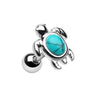 Turquoise Turtle Earring. Tragus and Cartilage Piercings. - Earring. Navel Rings Australia.