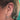 Single Spike Non-Rotating Earring by Maria Tash in Rose Gold - Earring. Navel Rings Australia.