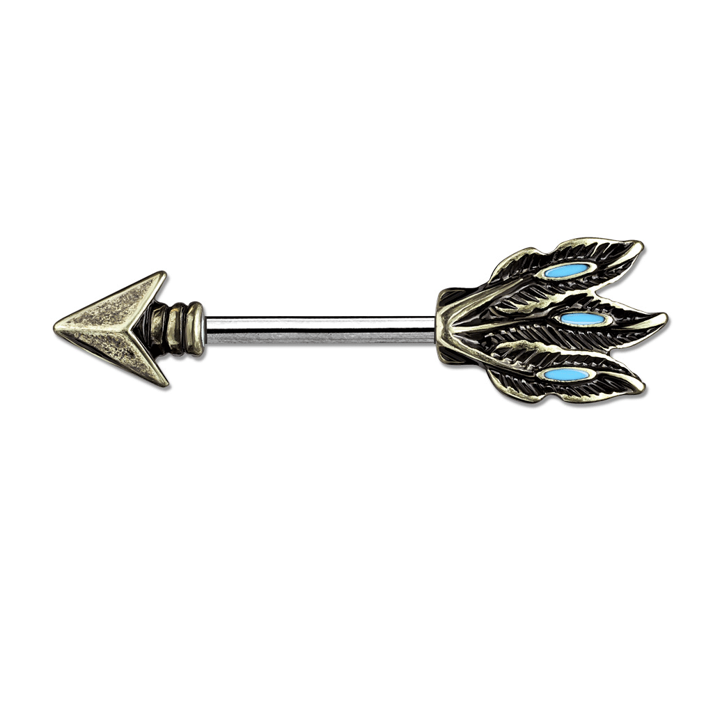 Soyala Tribal Arrow Nipple Jewellery Ring
