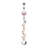 Kinked Kiki Belly Dangle - Dangling Belly Ring. Navel Rings Australia.