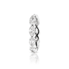 Invisible Set Marquise Diamond Eternity Ring by Maria Tash in 18K White Gold