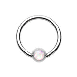Classique Opal Captive Belly Rings - Captive Belly Ring. Navel Rings Australia.