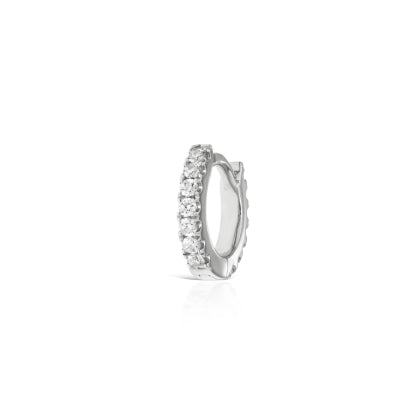 Diamond Eternity Earring by Maria Tash in White Gold - Earring. Navel Rings Australia.