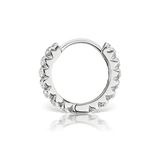 Invisible Set Diamond Eternity Clicker by Maria Tash in 18k White Gold