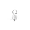 Pearl Charm by Maria Tash in White Gold.