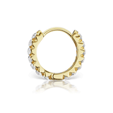 Invisible Set Diamond Eternity Clicker by Maria Tash in 18k Yellow Gold