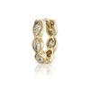 Diamond Marquise Scalloped Eternity Earring by Maria Tash in 18K Yellow Gold