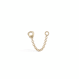Single Chain Connecting Charm by Maria Tash in Yellow Gold