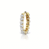 Invisible Set Diamond Eternity Clicker by Maria Tash in 18k Yellow Gold