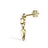 Single Tassel Piercing Charm Earring by Maria Tash in 14K Yellow Gold